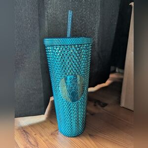 Starbucks Blue Chrome Studded Tumbler 2023 - Venti